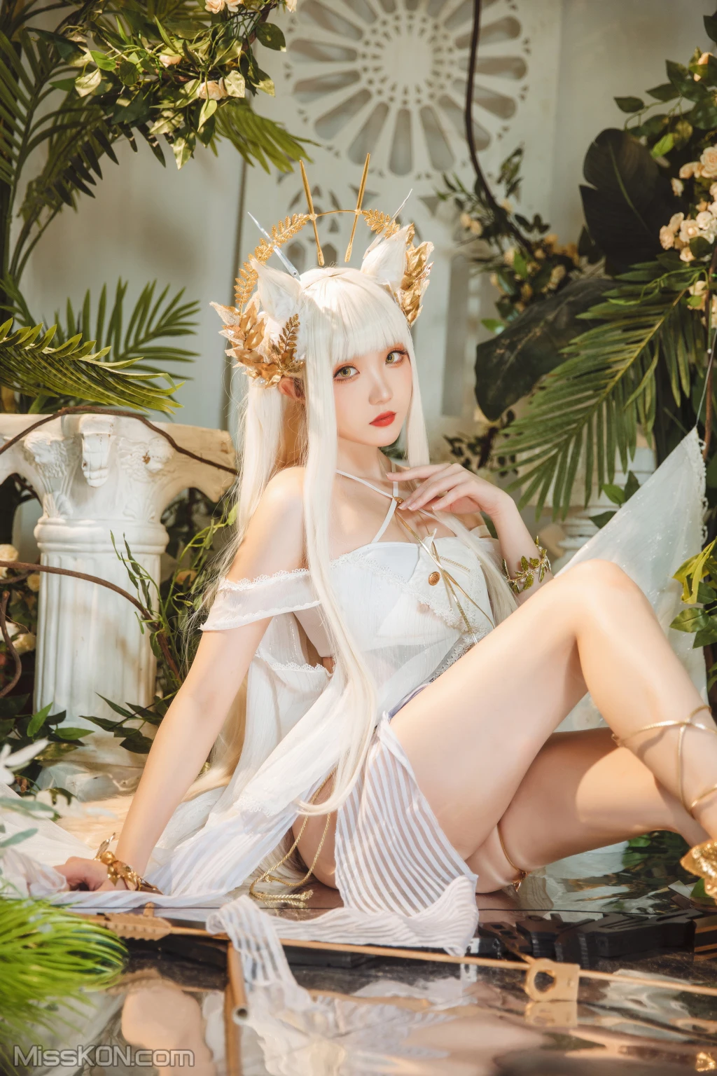 Coser@瓜希酱: 明日方舟 白金泳装 (Platinum) (25 photos) – Page 2