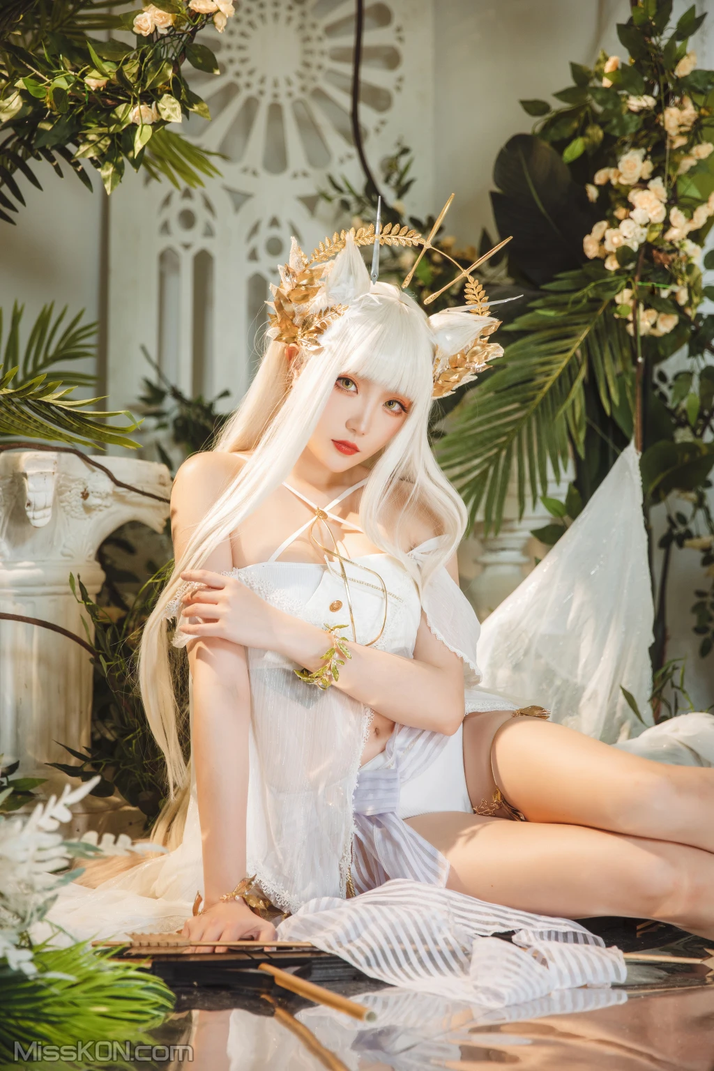 Coser@瓜希酱: 明日方舟 白金泳装 (Platinum) (25 photos) – Page 2