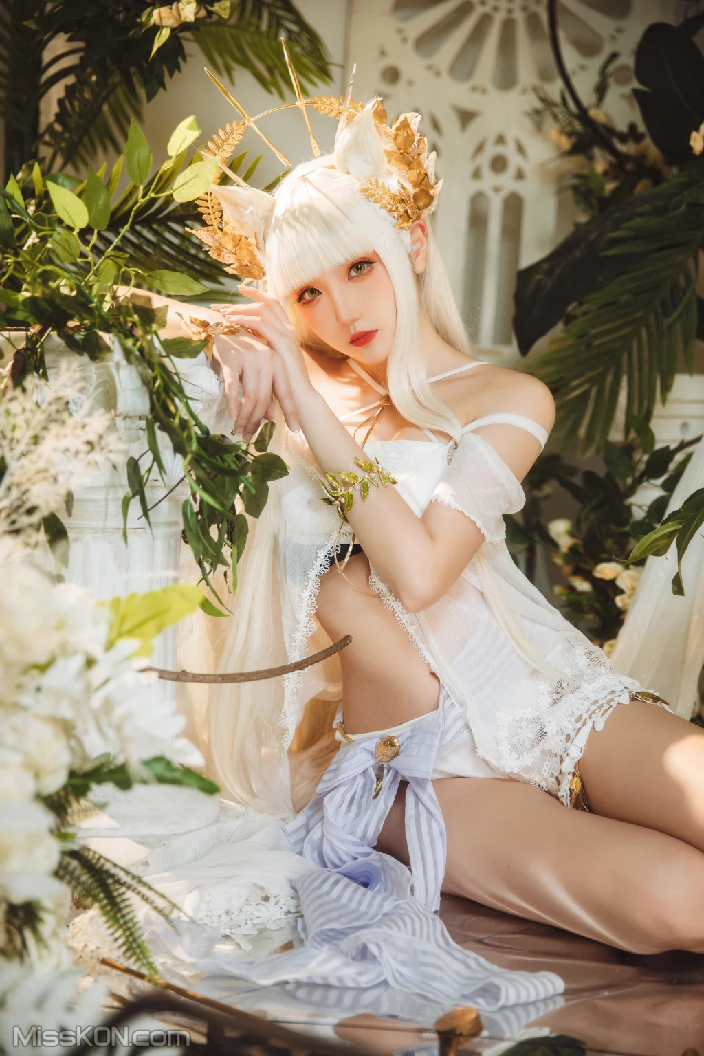 Coser@瓜希酱: 明日方舟 白金泳装 (Platinum) (25 photos) – Page 3