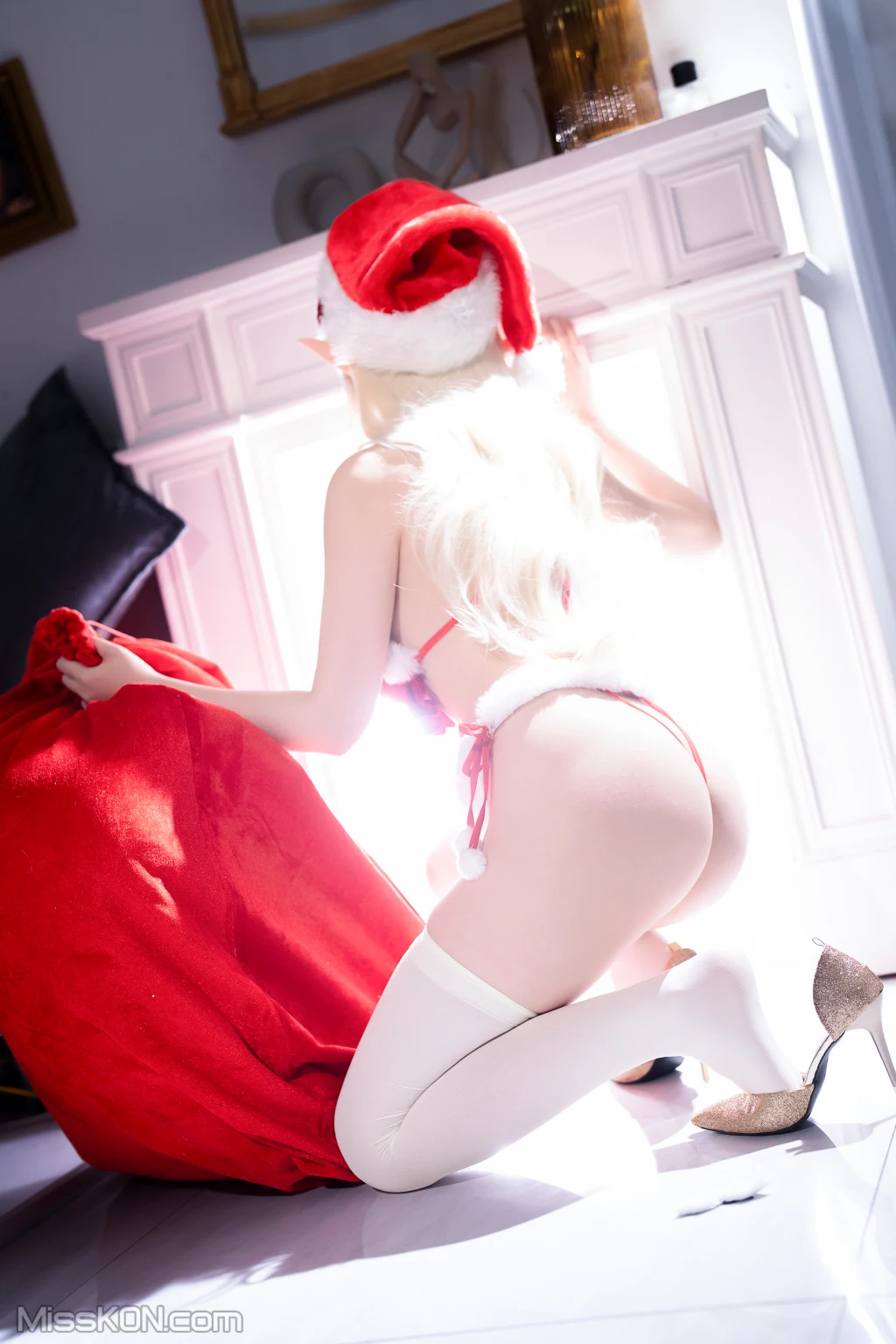Coser@星之迟迟Hoshilily: 圣诞精灵篇B 圣诞老人 (106 photos + 1 video) – Page 7