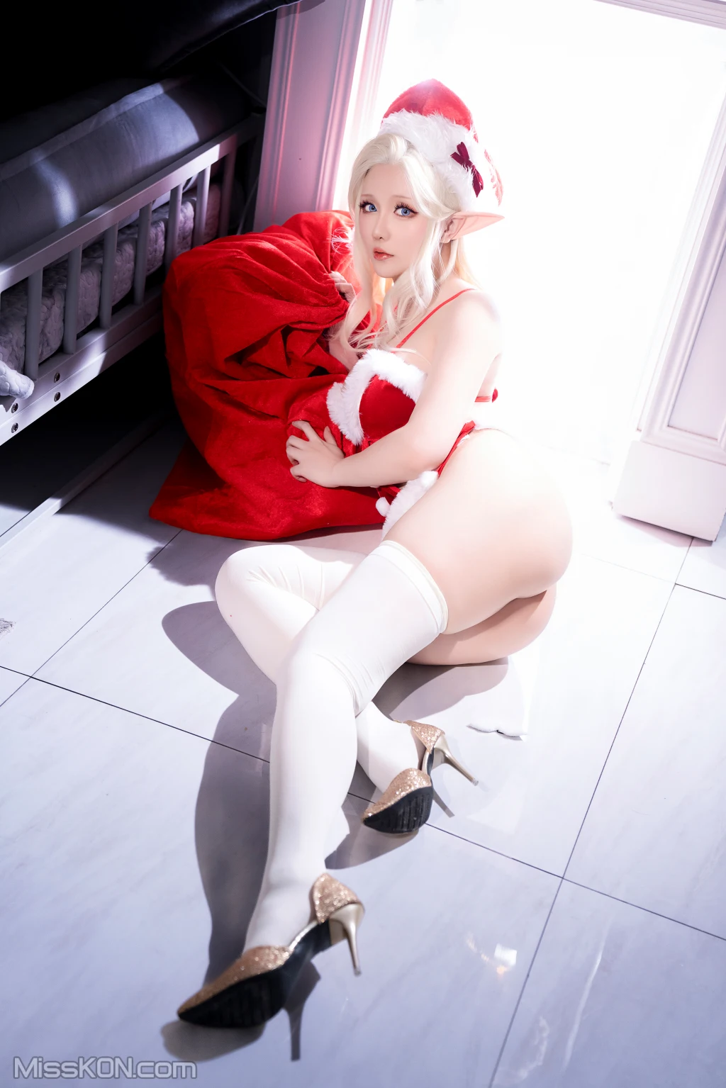 Coser@星之迟迟Hoshilily: 圣诞精灵篇B 圣诞老人 (106 photos + 1 video) – Page 10