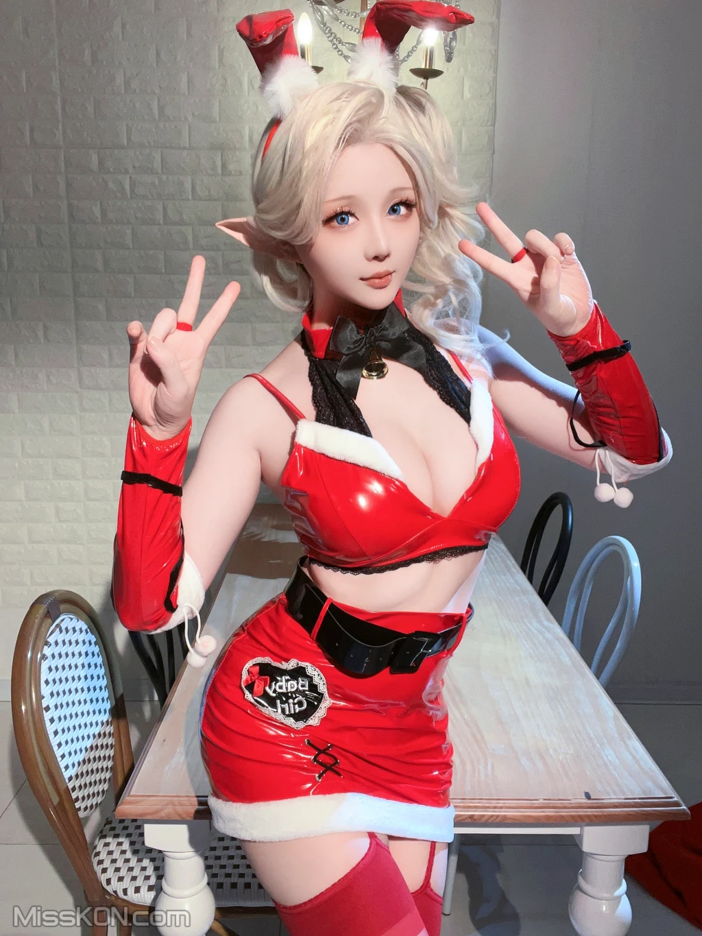 Coser@星之迟迟Hoshilily: 圣诞精灵篇C 礼物袋 (90 photos + 1 video) – Page 8