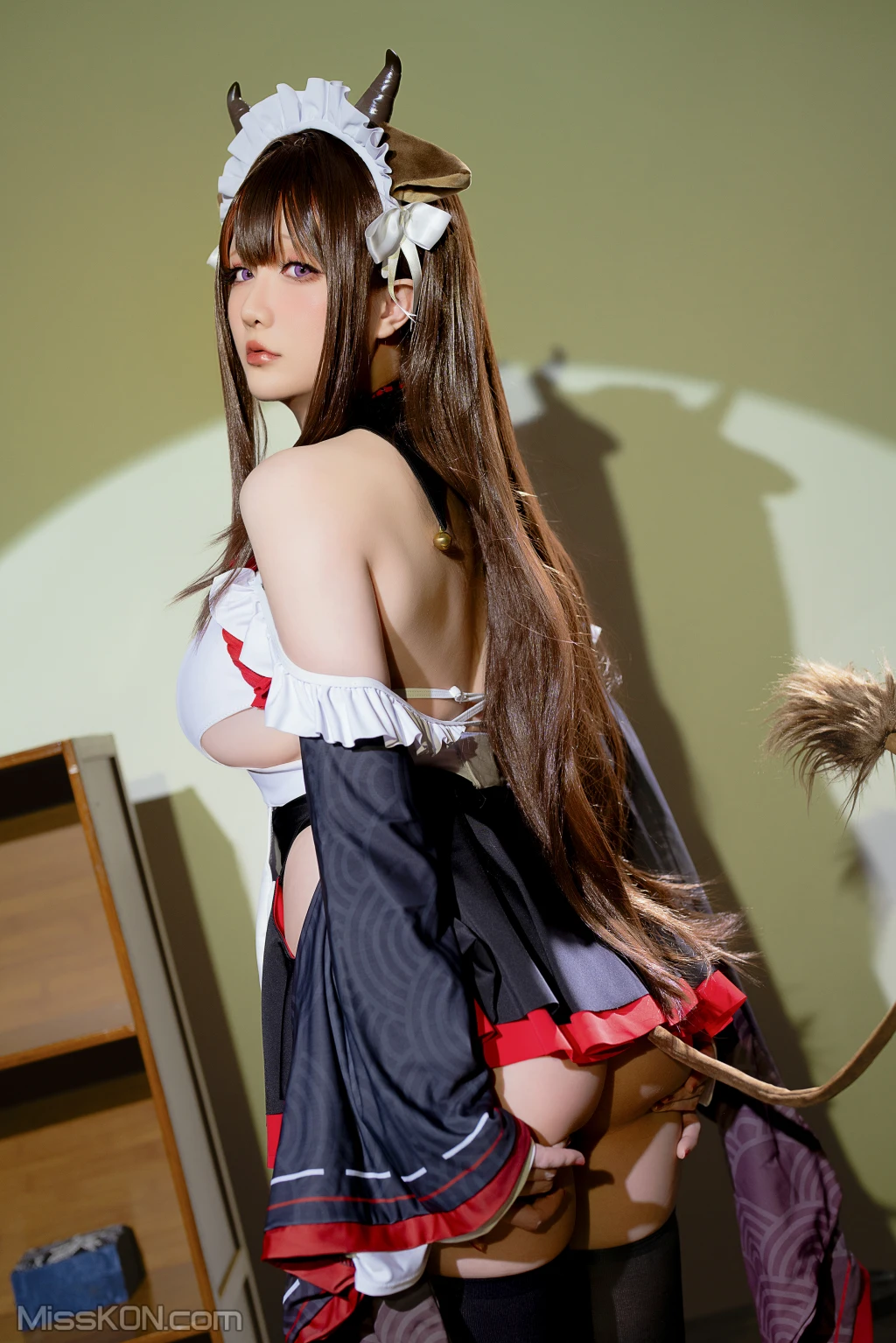 Coser@星之迟迟Hoshilily: 2023年12月计划B 碧蓝航线 樫野 女仆 (78 photos + 3 videos) – Page 5