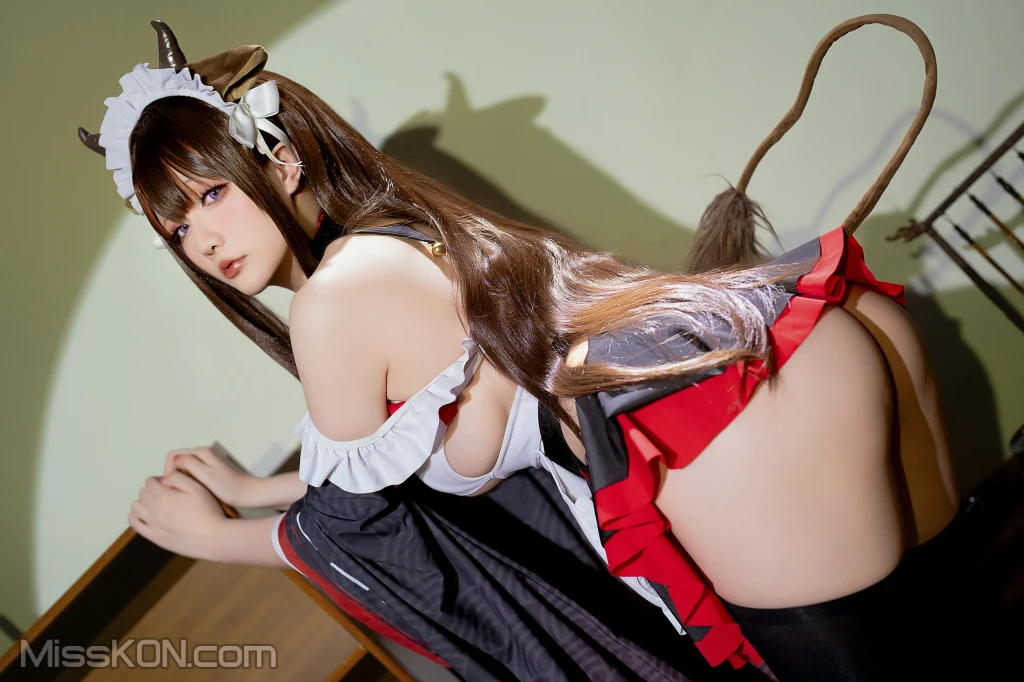 Coser@星之迟迟Hoshilily: 2023年12月计划B 碧蓝航线 樫野 女仆 (78 photos + 3 videos) – Page 6