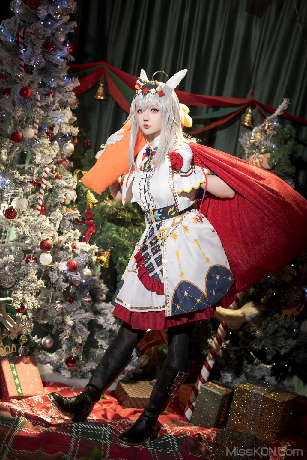 Coser@星之迟迟Hoshilily: 2023年12月计划赠品 赛马娘 小栗帽 圣诞衣装 (48 photos) – Page 2