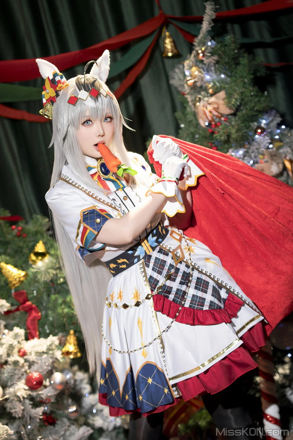 Coser@星之迟迟Hoshilily: 2023年12月计划赠品 赛马娘 小栗帽 圣诞衣装 (48 photos) – Page 2