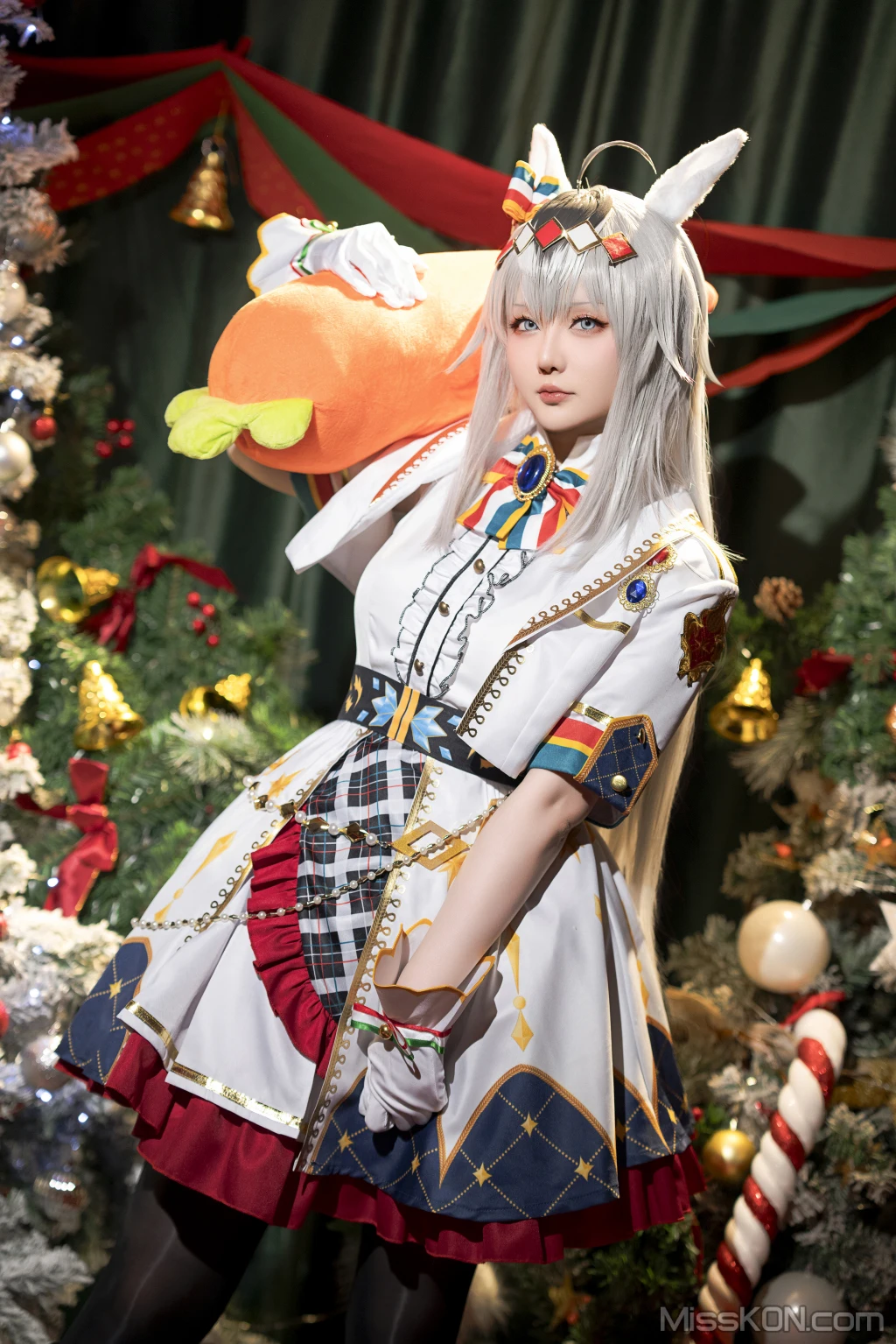 Coser@星之迟迟Hoshilily: 2023年12月计划赠品 赛马娘 小栗帽 圣诞衣装 (48 photos) – Page 2