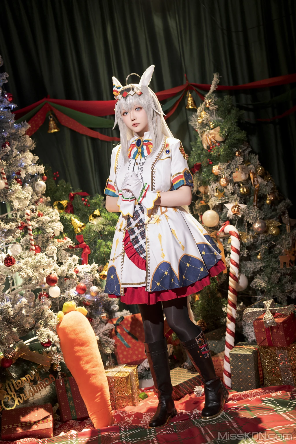 Coser@星之迟迟Hoshilily: 2023年12月计划赠品 赛马娘 小栗帽 圣诞衣装 (48 photos) – Page 3