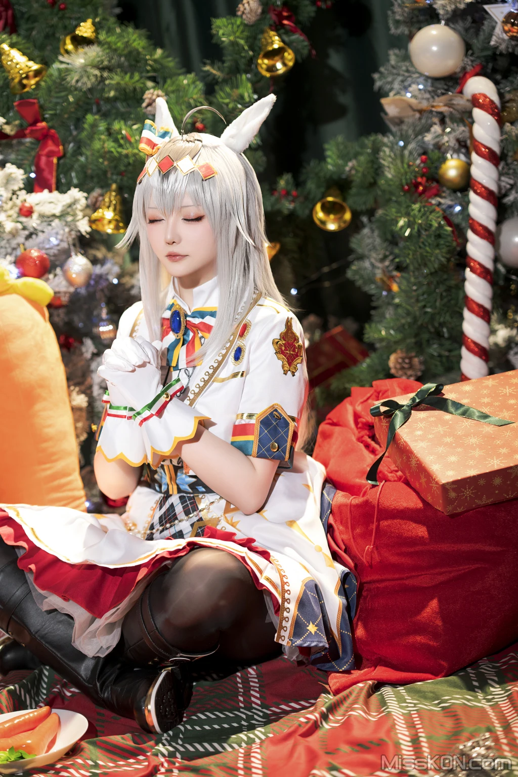 Coser@星之迟迟Hoshilily: 2023年12月计划赠品 赛马娘 小栗帽 圣诞衣装 (48 photos) – Page 3