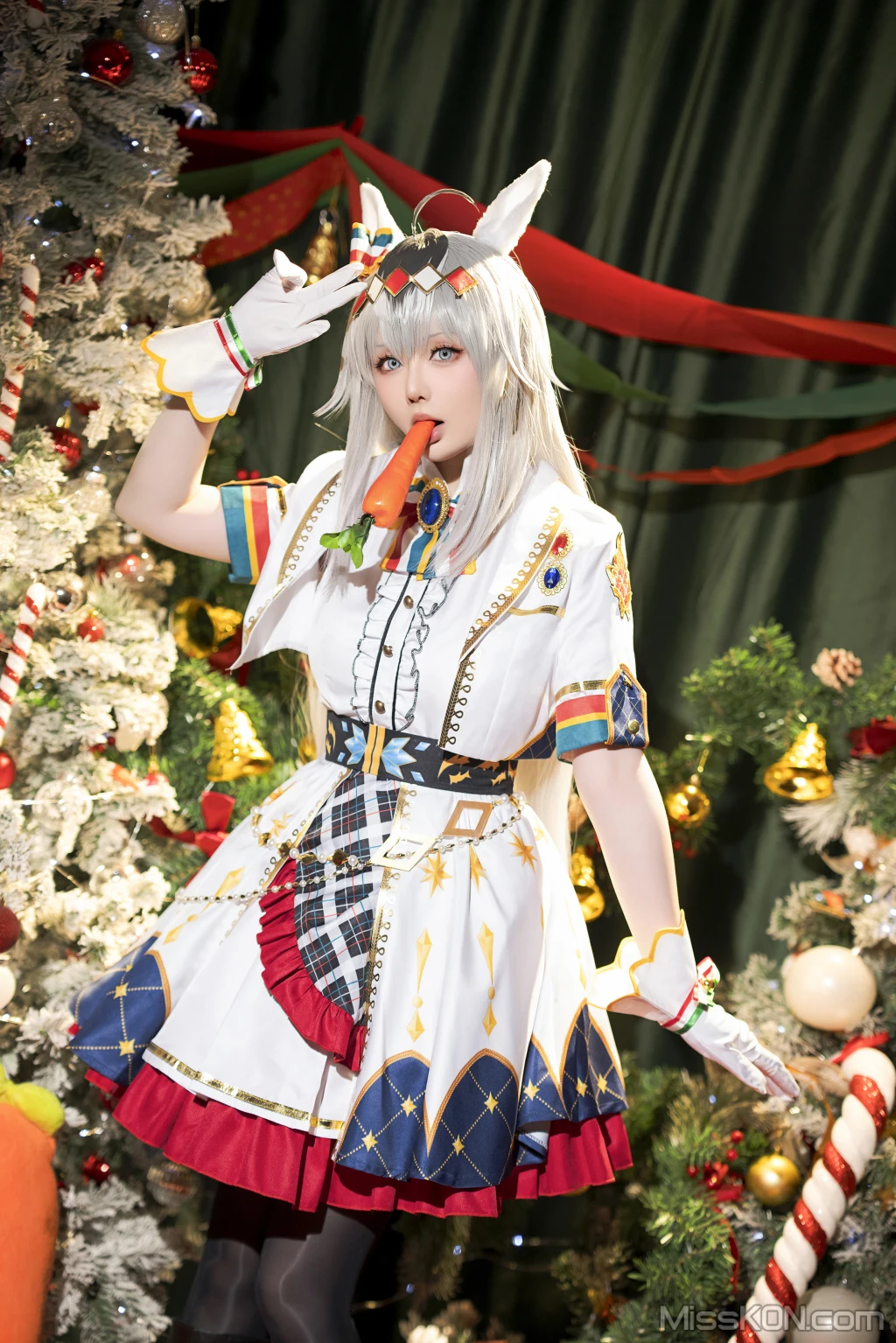 Coser@星之迟迟Hoshilily: 2023年12月计划赠品 赛马娘 小栗帽 圣诞衣装 (48 photos) – Page 3
