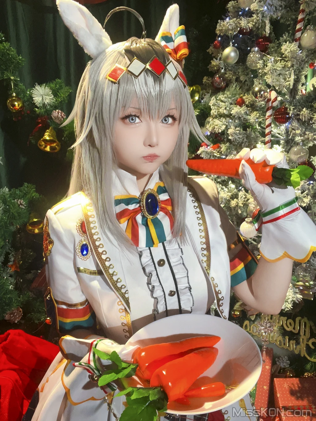Coser@星之迟迟Hoshilily: 2023年12月计划赠品 赛马娘 小栗帽 圣诞衣装 (48 photos) – Page 3