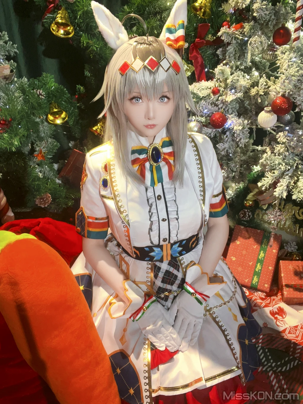 Coser@星之迟迟Hoshilily: 2023年12月计划赠品 赛马娘 小栗帽 圣诞衣装 (48 photos) – Page 3