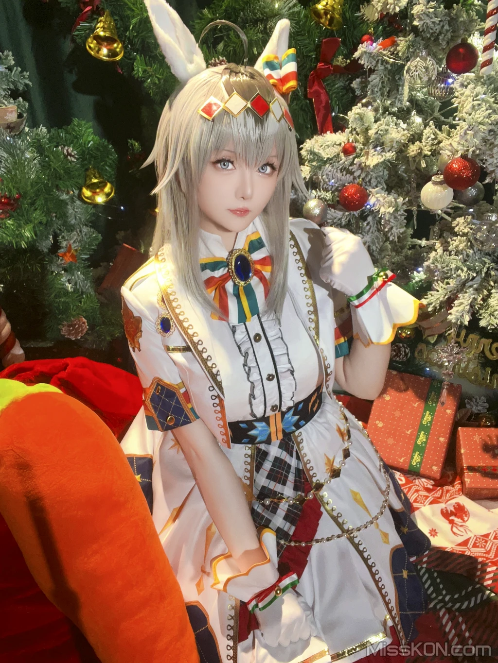 Coser@星之迟迟Hoshilily: 2023年12月计划赠品 赛马娘 小栗帽 圣诞衣装 (48 photos) – Page 4
