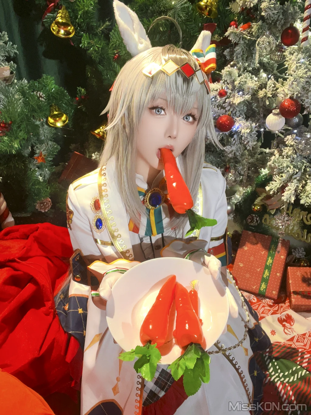 Coser@星之迟迟Hoshilily: 2023年12月计划赠品 赛马娘 小栗帽 圣诞衣装 (48 photos) – Page 4