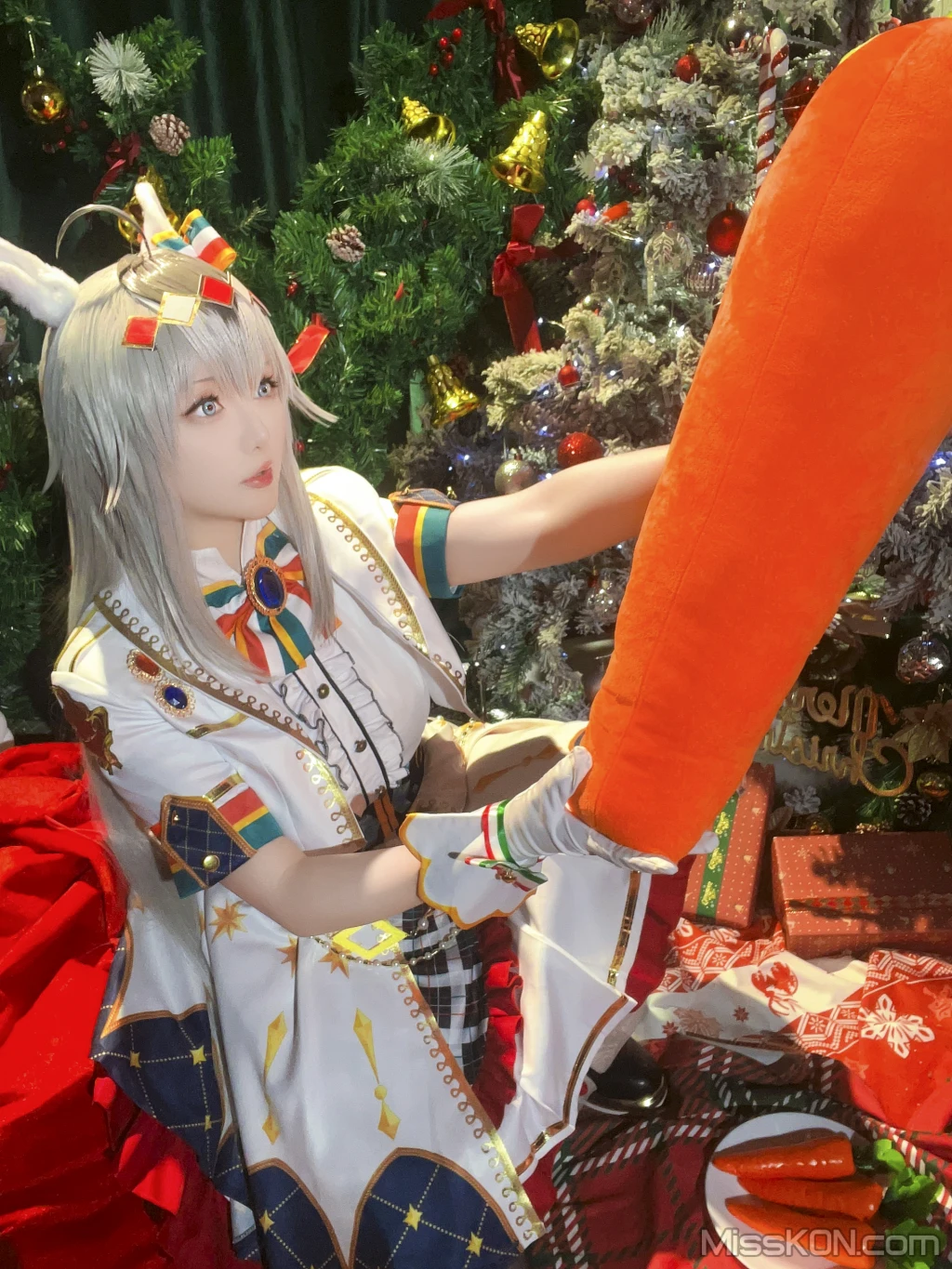Coser@星之迟迟Hoshilily: 2023年12月计划赠品 赛马娘 小栗帽 圣诞衣装 (48 photos) – Page 4