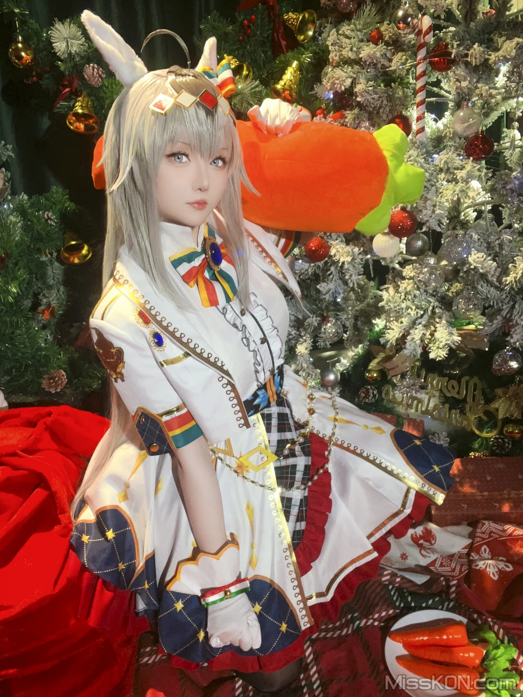 Coser@星之迟迟Hoshilily: 2023年12月计划赠品 赛马娘 小栗帽 圣诞衣装 (48 photos) – Page 4