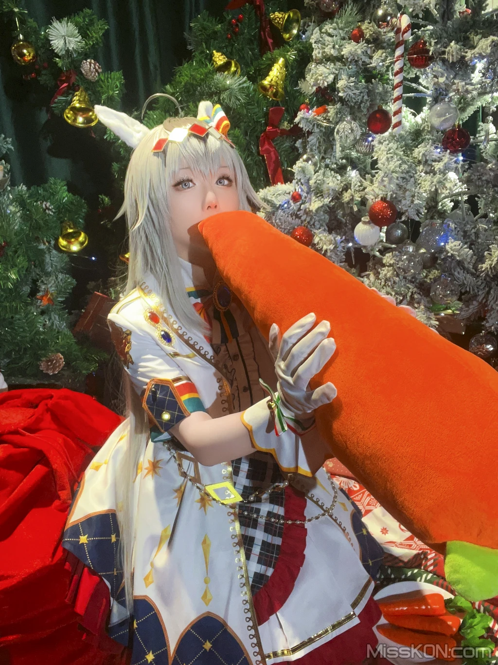 Coser@星之迟迟Hoshilily: 2023年12月计划赠品 赛马娘 小栗帽 圣诞衣装 (48 photos) – Page 4