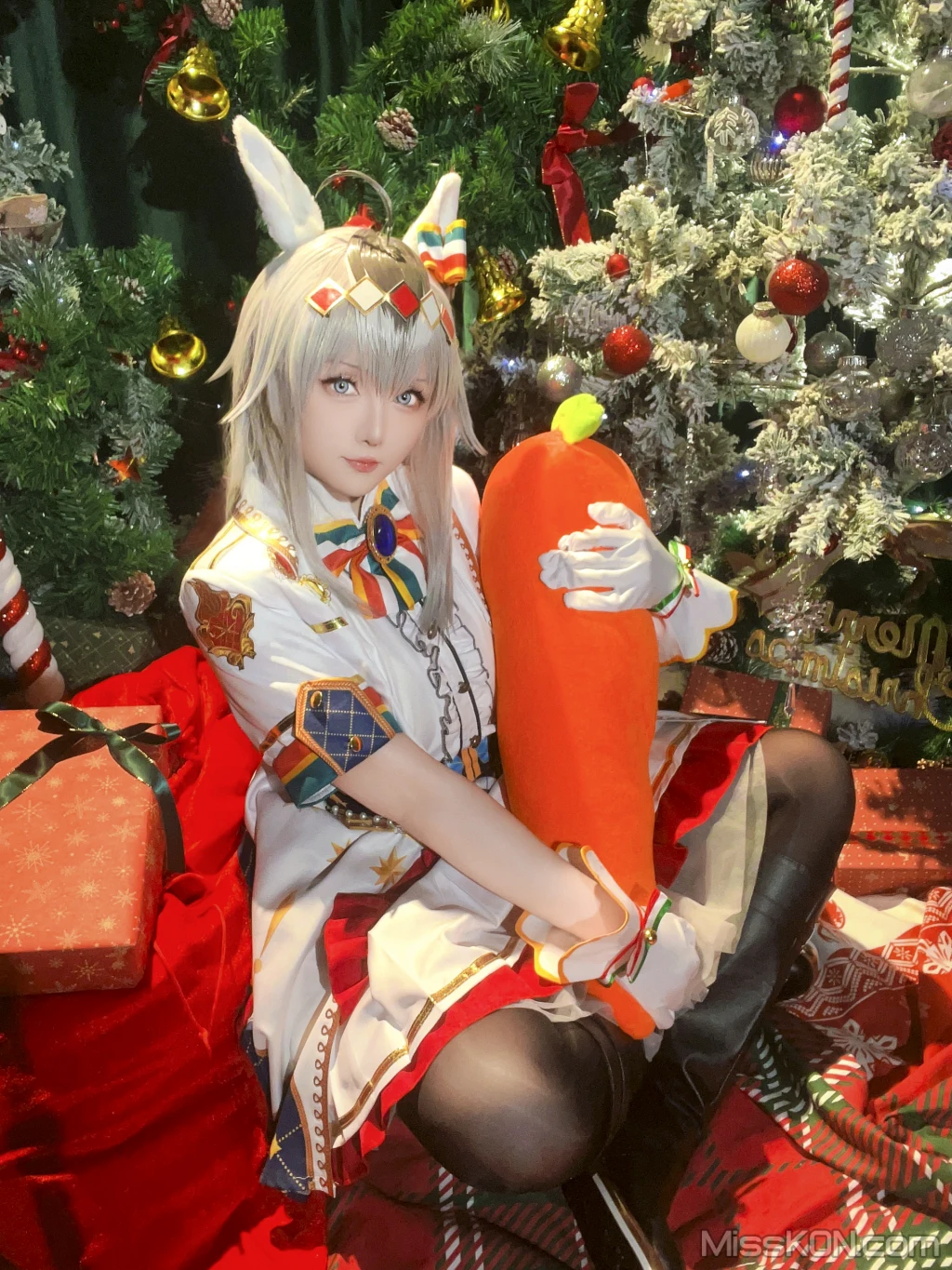 Coser@星之迟迟Hoshilily: 2023年12月计划赠品 赛马娘 小栗帽 圣诞衣装 (48 photos) – Page 4