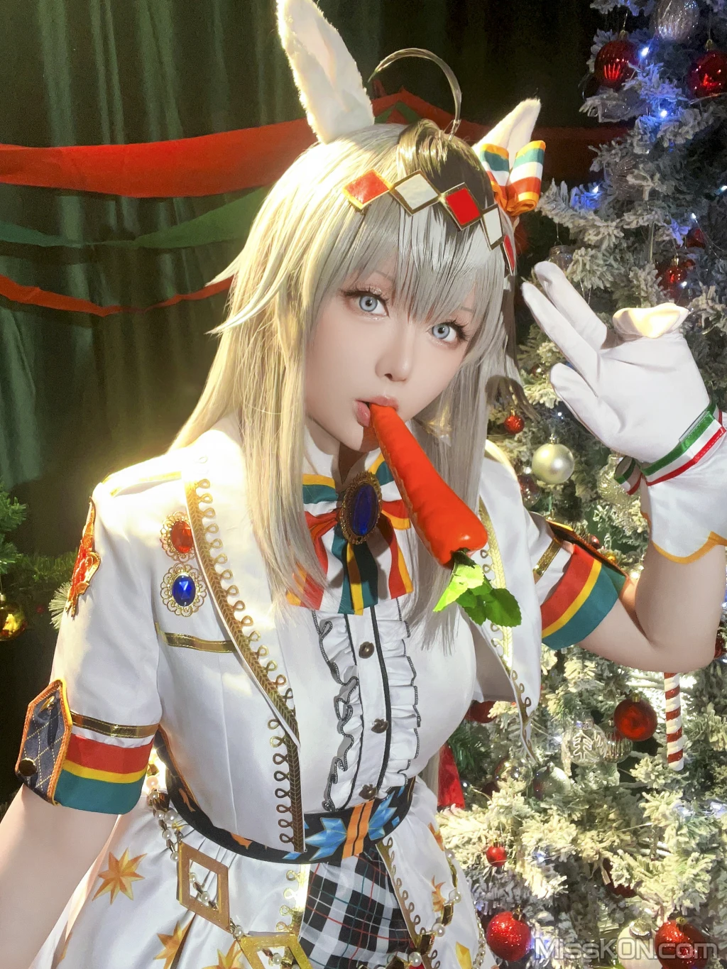 Coser@星之迟迟Hoshilily: 2023年12月计划赠品 赛马娘 小栗帽 圣诞衣装 (48 photos) – Page 5
