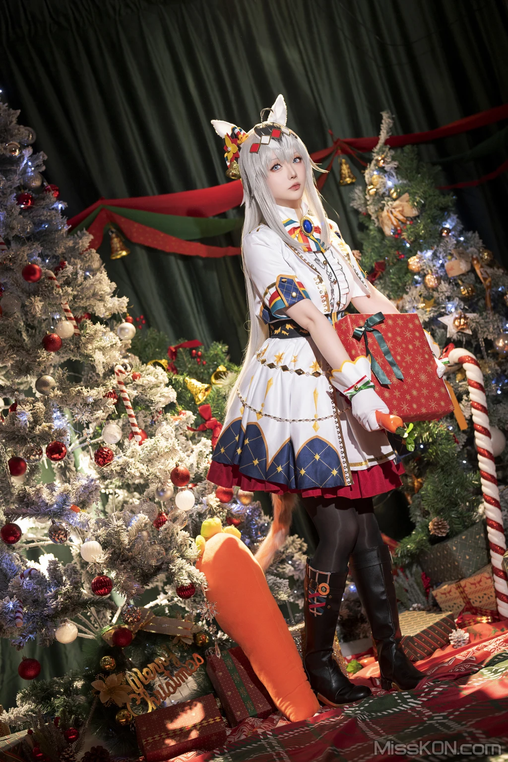 Coser@星之迟迟Hoshilily: 2023年12月计划赠品 赛马娘 小栗帽 圣诞衣装 (48 photos) – Page 5