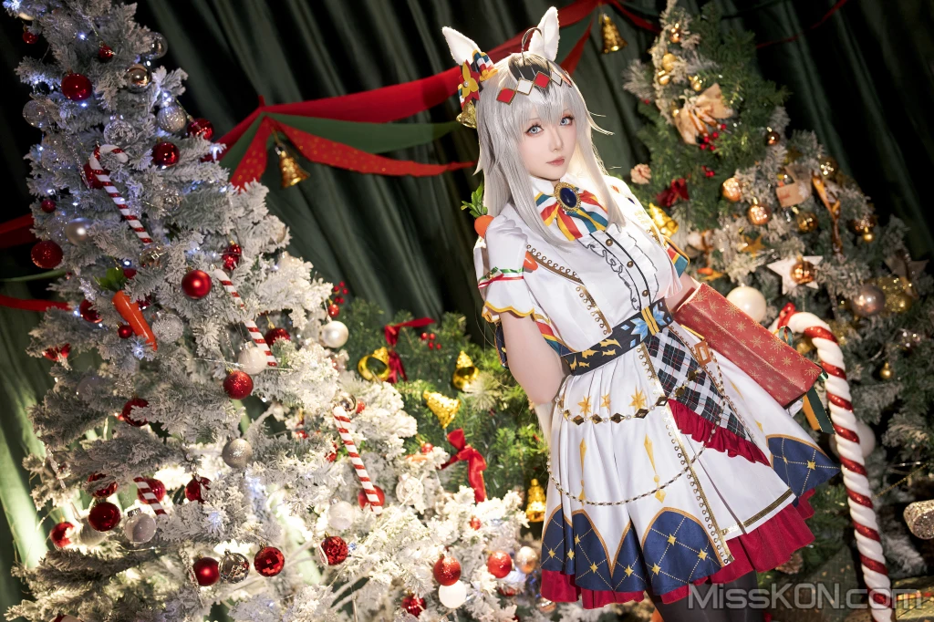 Coser@星之迟迟Hoshilily: 2023年12月计划赠品 赛马娘 小栗帽 圣诞衣装 (48 photos) – Page 5