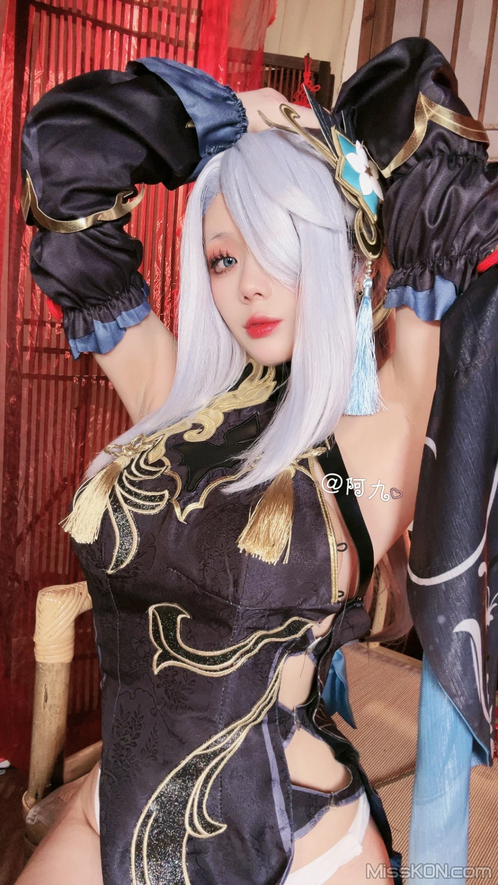 Coser@九言: 甘雨海灯节礼服单人版 (43 photos )