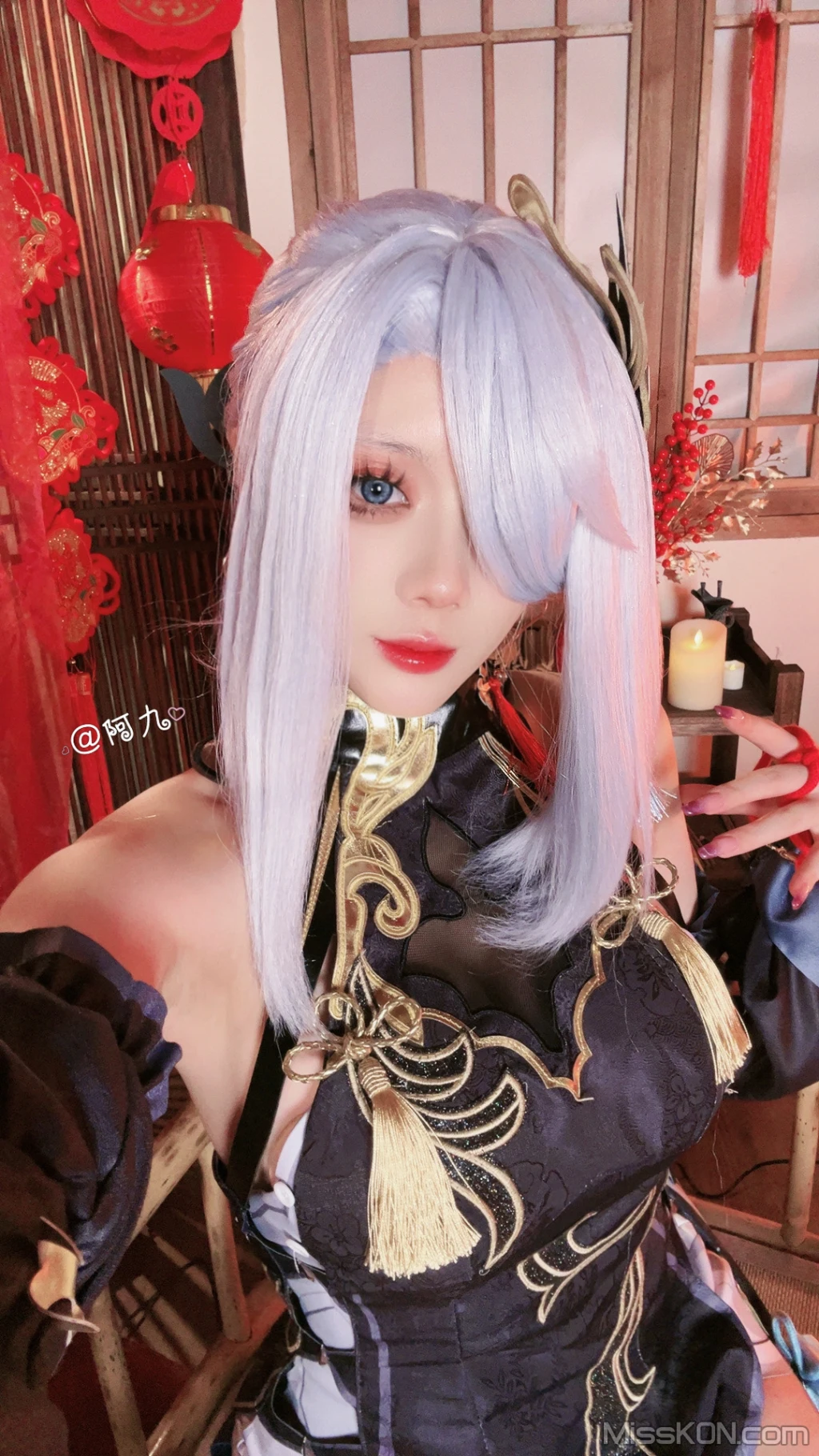 Coser@九言: 甘雨海灯节礼服单人版 (43 photos )