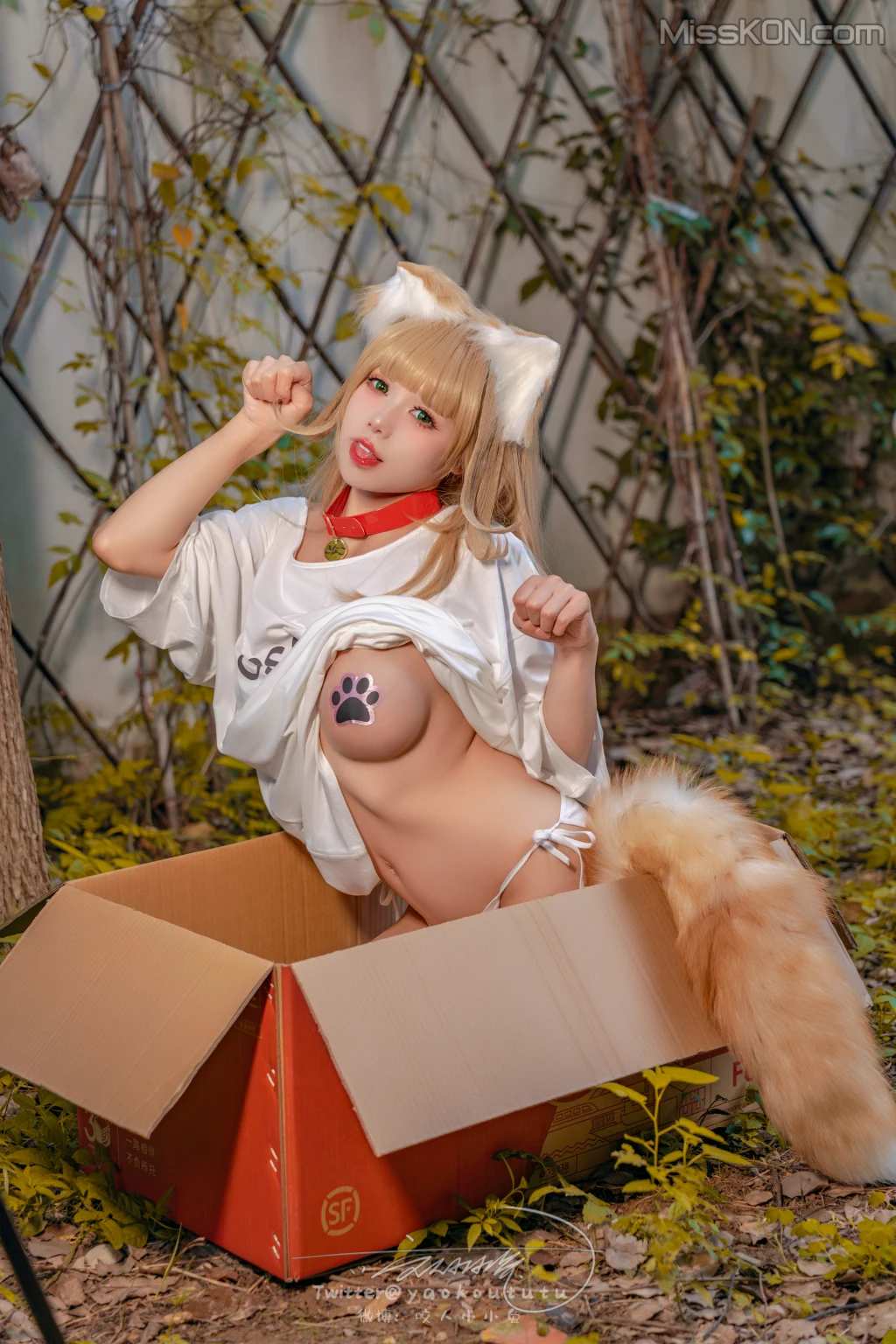 Coser@黏黏团子兔: 捡到一只黄豆粉 UNI (76 图 + 1 视频) –插图9