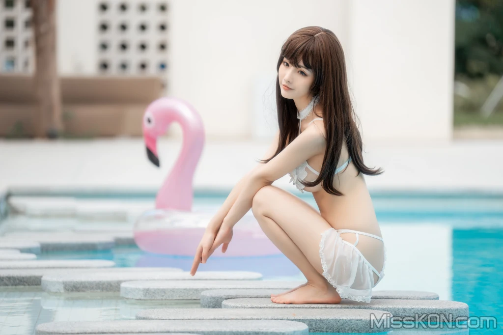 Coser@桃良阿宅: 天使内衣 (42 photos)
