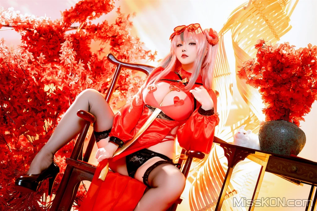 Coser@星之迟迟Hoshilily: 2024年1月计划C – 布莱默顿新年旗袍 (84 photos )