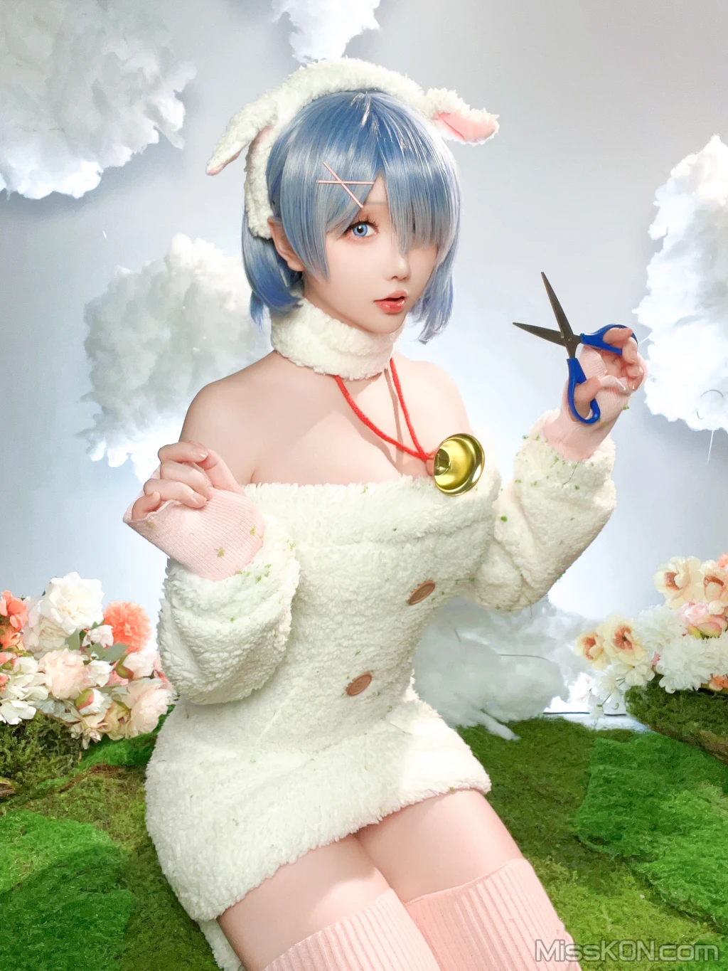 Coser@星之迟迟Hoshilily: 2024年01月计划赠品 RE：0 蕾姆 绵羊ver (38 photos)