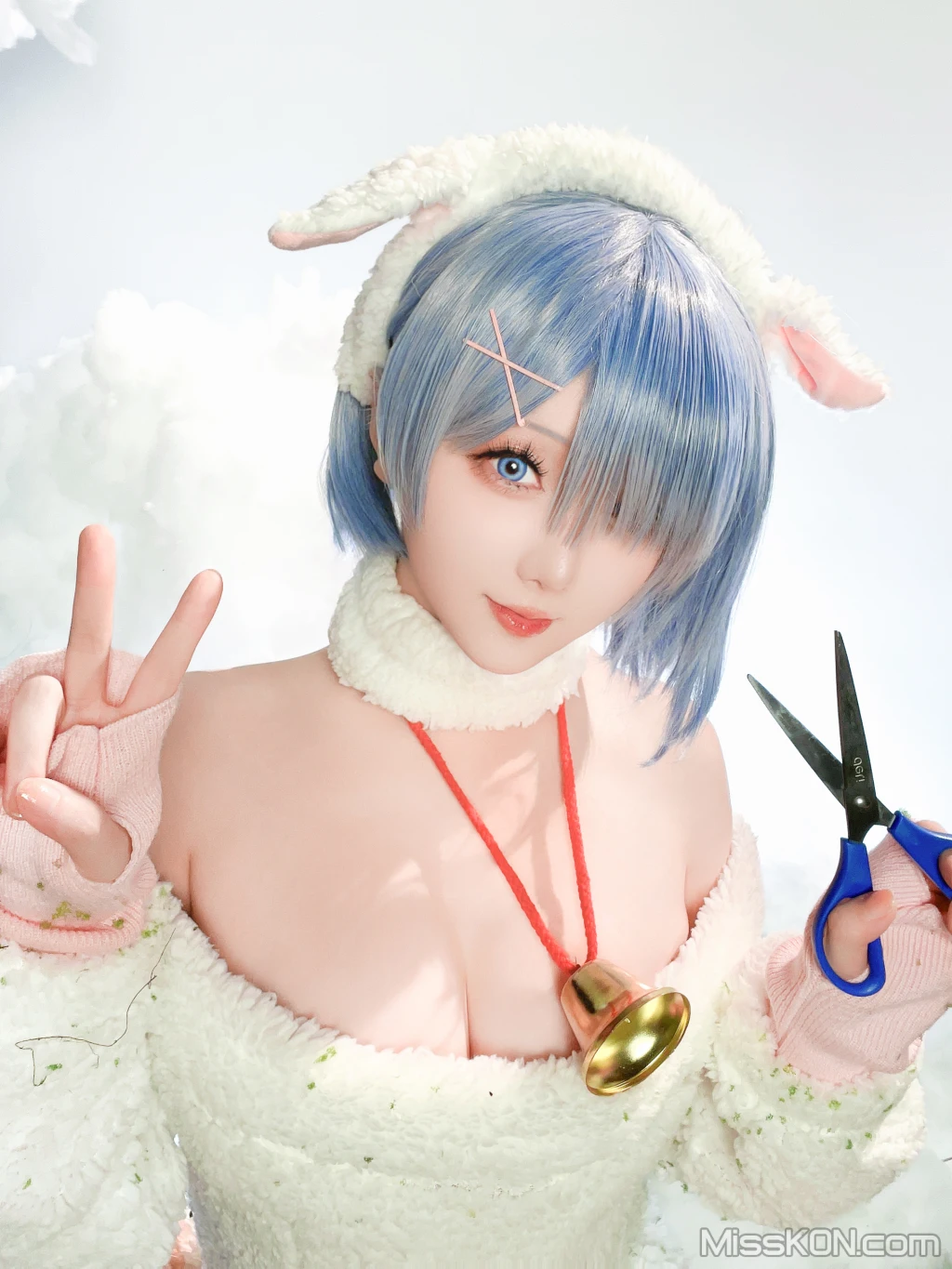 Coser@星之迟迟Hoshilily: 2024年01月计划赠品 RE：0 蕾姆 绵羊ver (38 photos)