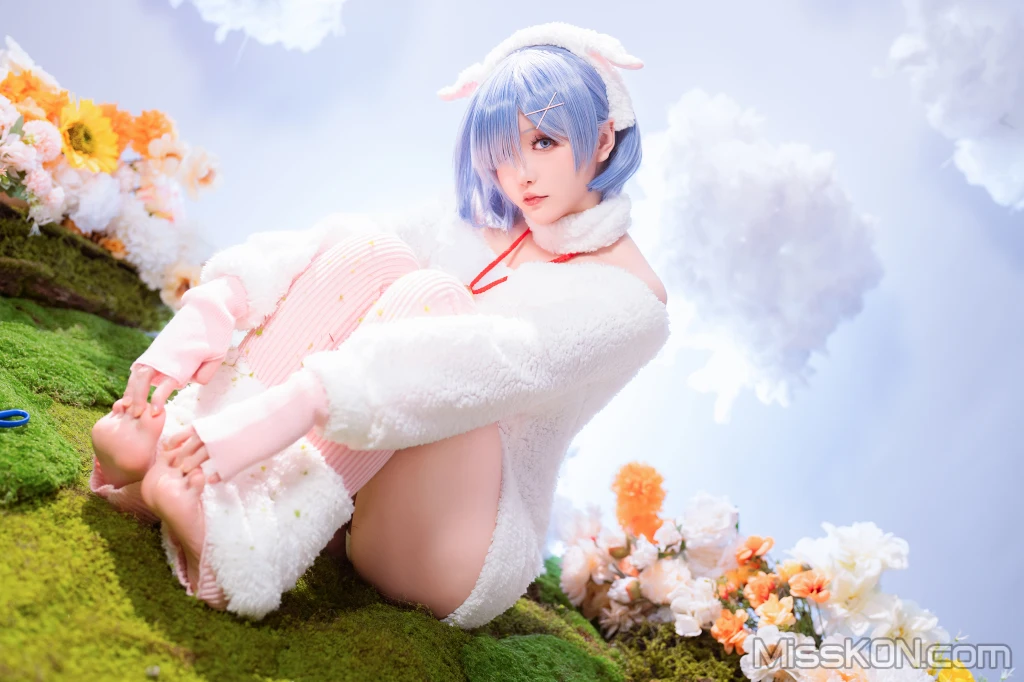 Coser@星之迟迟Hoshilily: 2024年01月计划赠品 RE：0 蕾姆 绵羊ver (38 photos)
