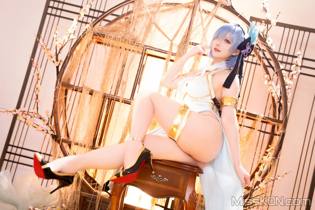 Coser@星之迟迟Hoshilily: 2024年01月计划B 蕾姆旗袍 (76 photos)