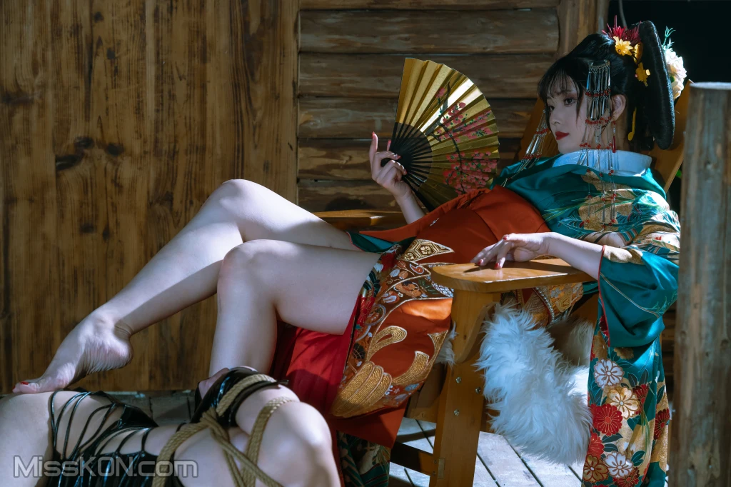 Coser@云溪溪 (Yunx1x1) Vol.066: Natsuko夏夏子星澜是澜澜叫澜妹呀 – 花魁忍者 (59 photos )