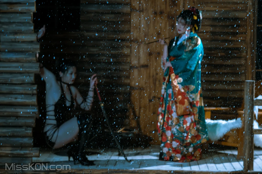 Coser@云溪溪 (Yunx1x1) Vol.066: Natsuko夏夏子星澜是澜澜叫澜妹呀 – 花魁忍者 (59 photos )