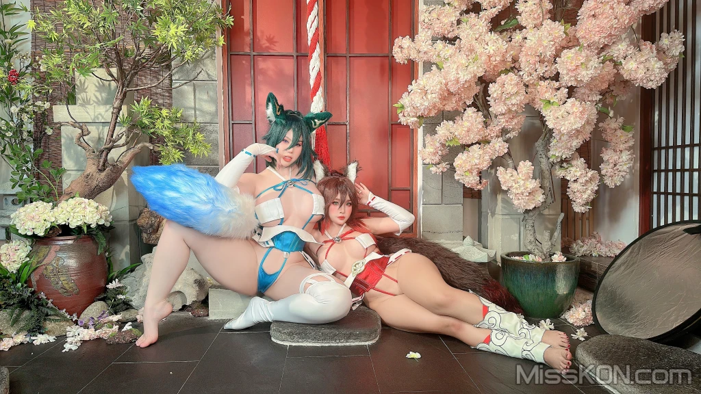 Coser@Sayo Momo: Tingyun x Yukong (73 photos)