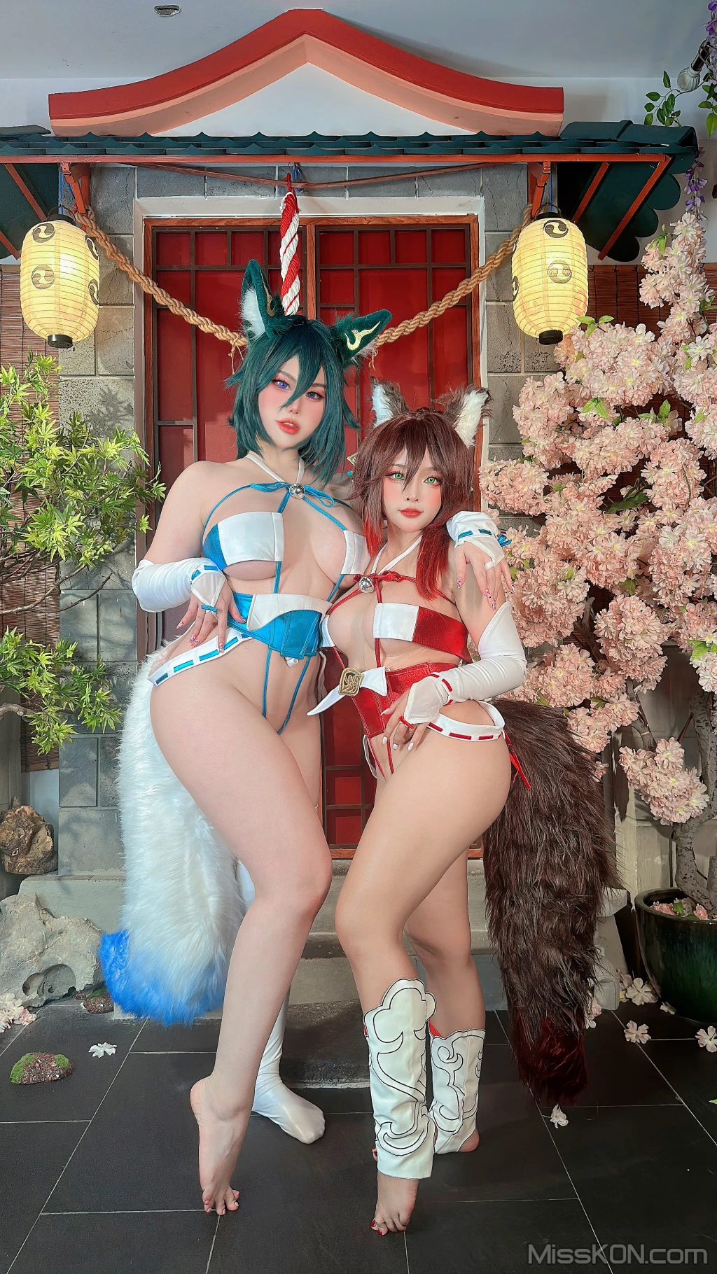 Coser@Sayo Momo: Tingyun x Yukong (73 photos)