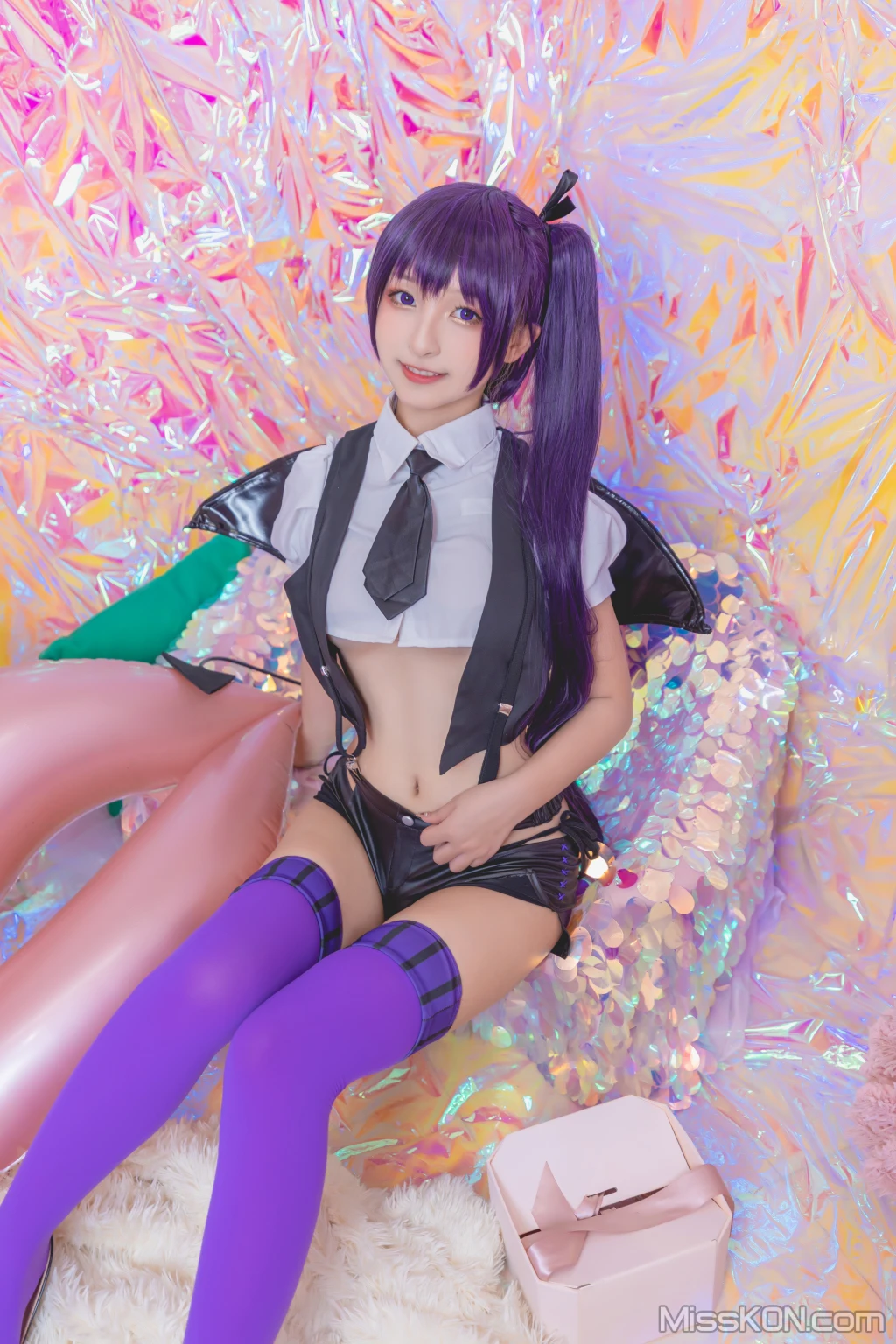 Coser@神楽坂真冬 Vol.064: 绝对企画-黛玉&小恶魔《色の香り》 (150 photos + 3 videos) – Page 6