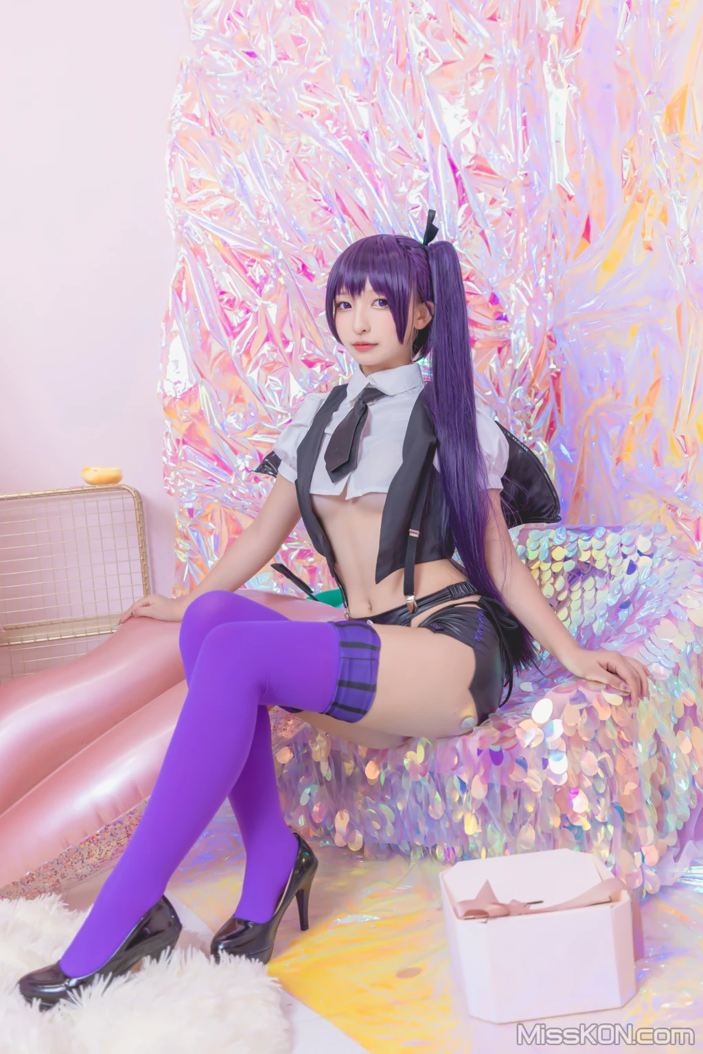Coser@神楽坂真冬 Vol.064: 绝对企画-黛玉&小恶魔《色の香り》 (150 photos + 3 videos) – Page 8