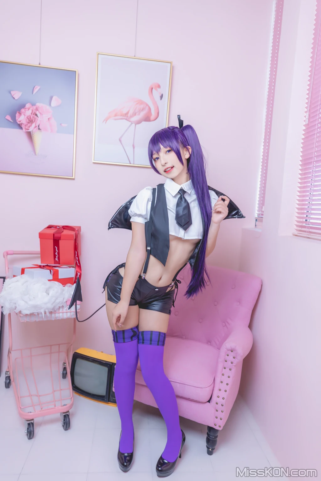 Coser@神楽坂真冬 Vol.064: 绝对企画-黛玉&小恶魔《色の香り》 (150 photos + 3 videos) – Page 8