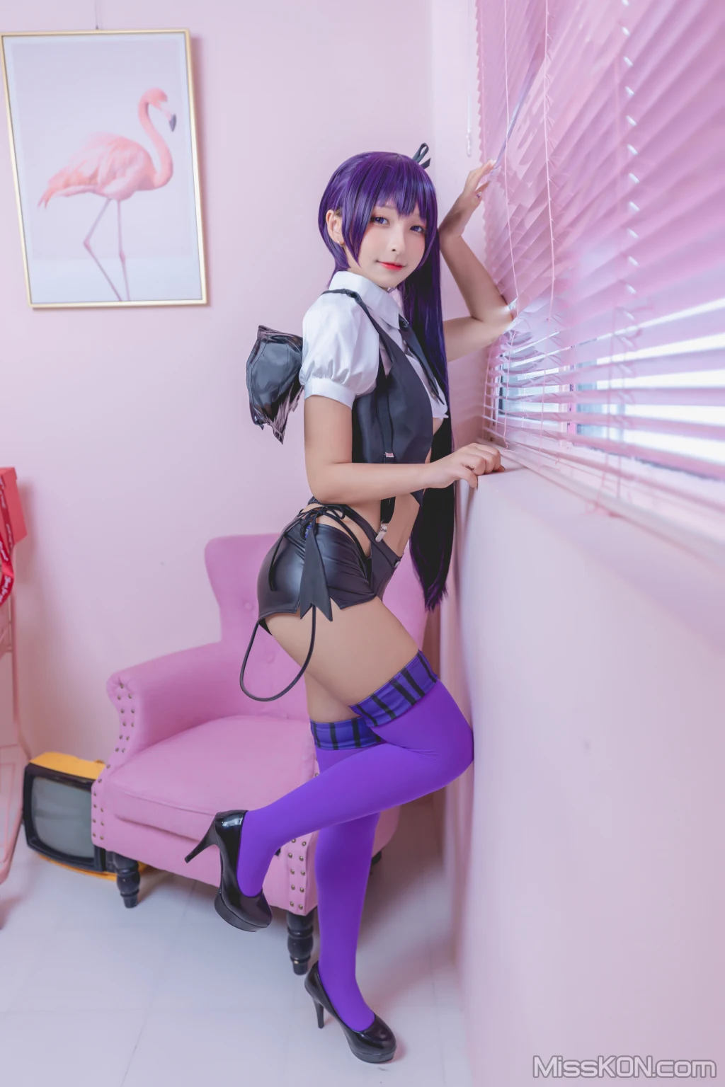 Coser@神楽坂真冬 Vol.064: 绝对企画-黛玉&小恶魔《色の香り》 (150 photos + 3 videos) – Page 8