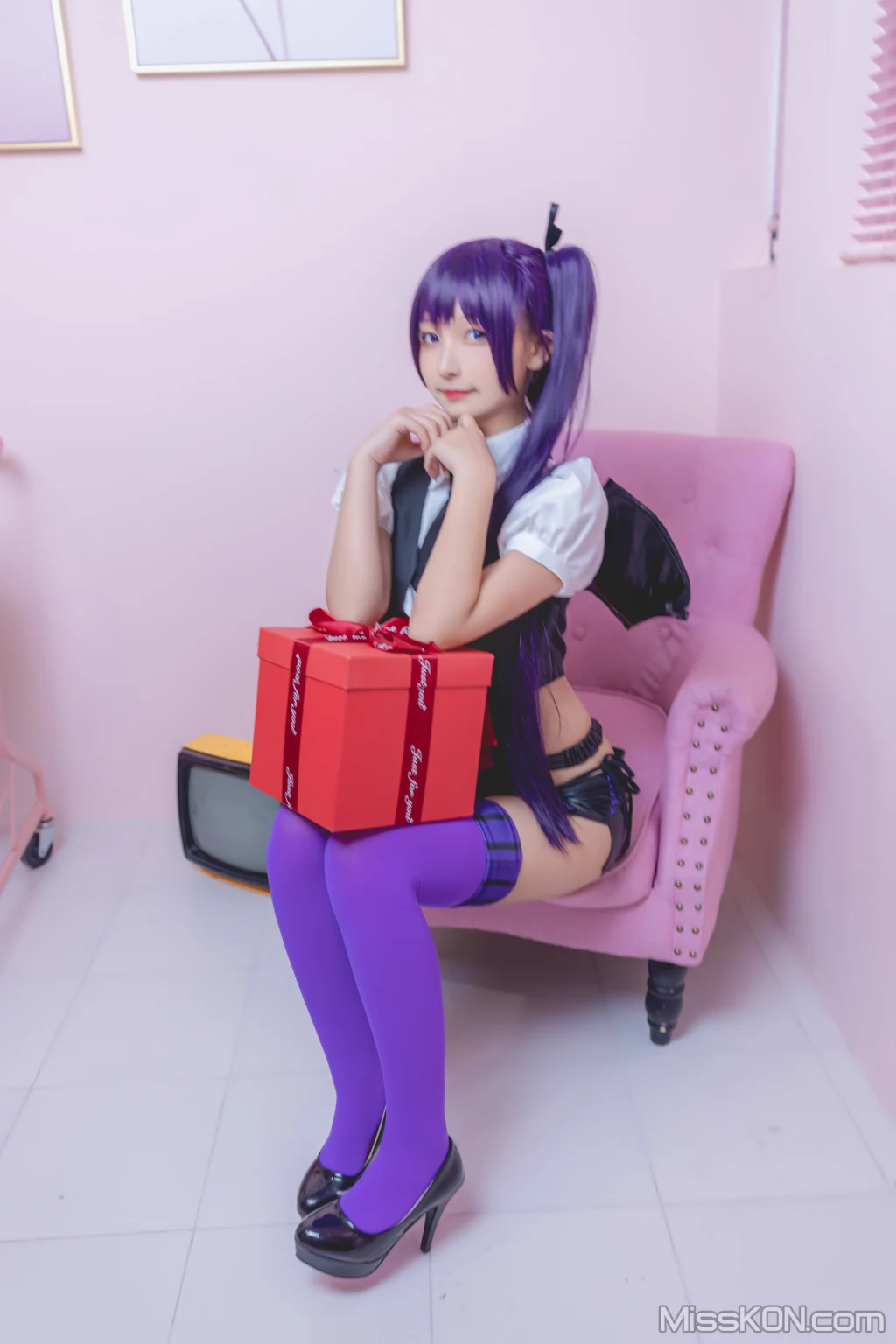 Coser@神楽坂真冬 Vol.064: 绝对企画-黛玉&小恶魔《色の香り》 (150 photos + 3 videos) – Page 8