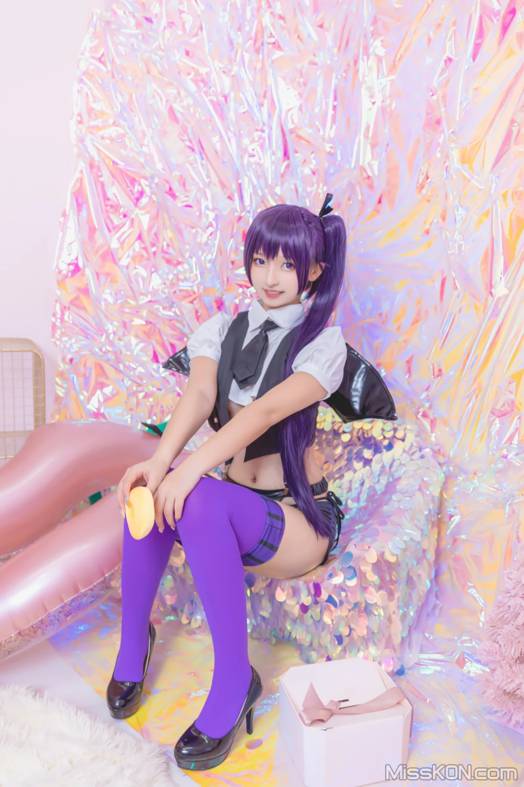 Coser@神楽坂真冬 Vol.064: 绝对企画-黛玉&小恶魔《色の香り》 (150 photos + 3 videos) – Page 9