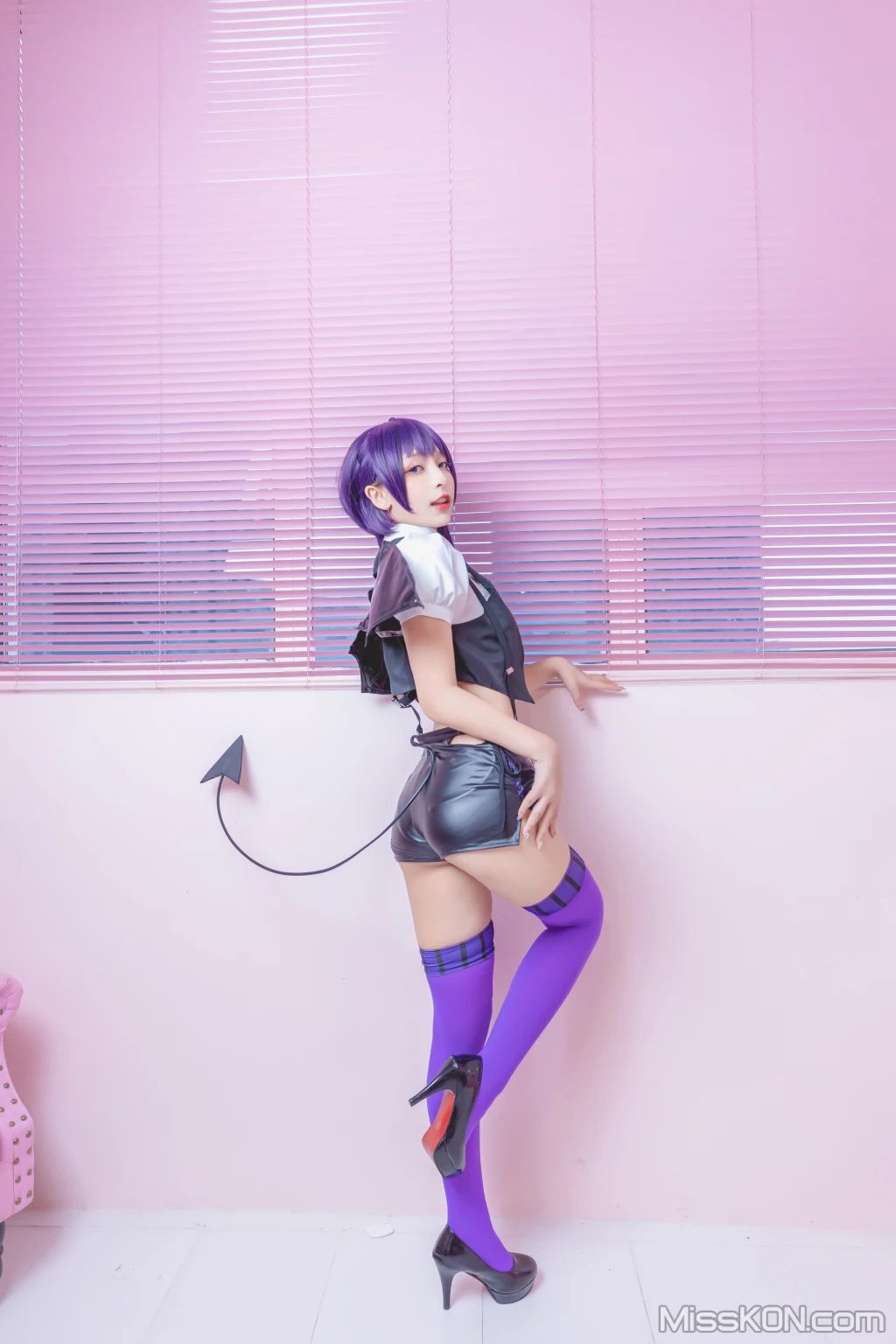 Coser@神楽坂真冬 Vol.064: 绝对企画-黛玉&小恶魔《色の香り》 (150 photos + 3 videos) – Page 9