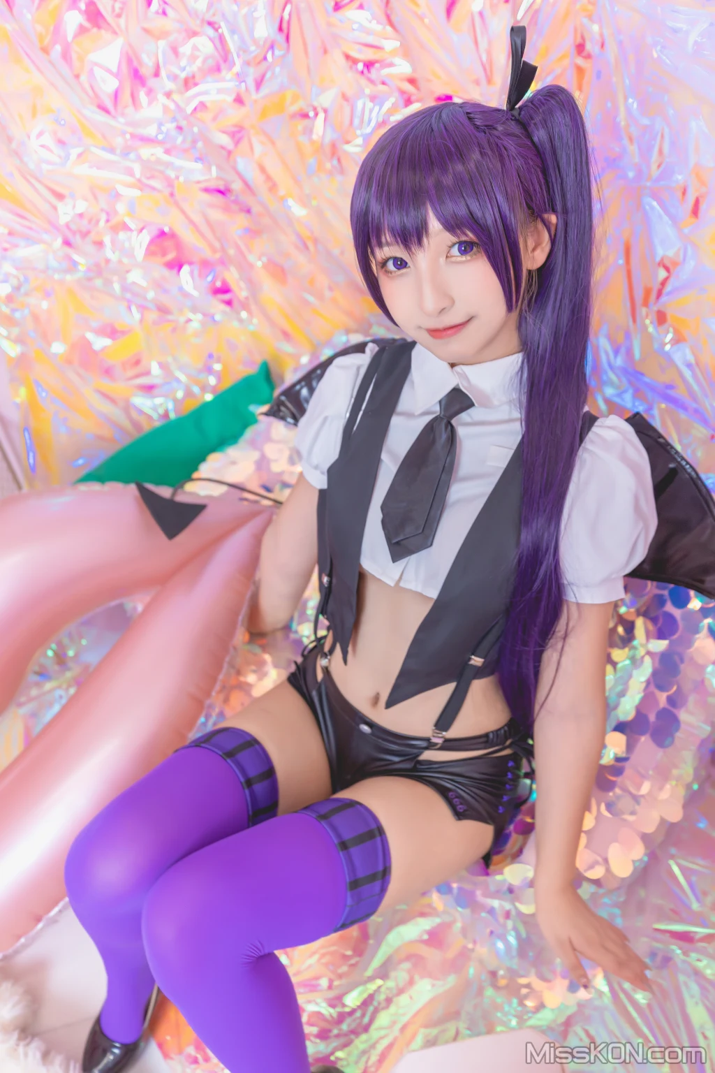 Coser@神楽坂真冬 Vol.064: 绝对企画-黛玉&小恶魔《色の香り》 (150 photos + 3 videos) – Page 9