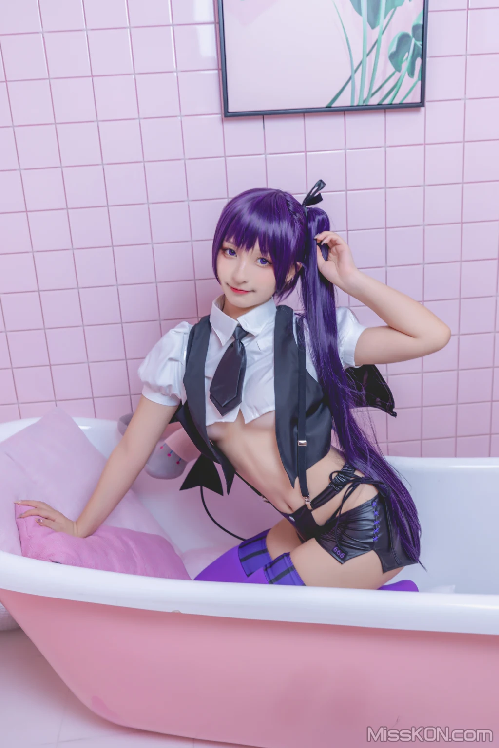 Coser@神楽坂真冬 Vol.064: 绝对企画-黛玉&小恶魔《色の香り》 (150 photos + 3 videos) – Page 10