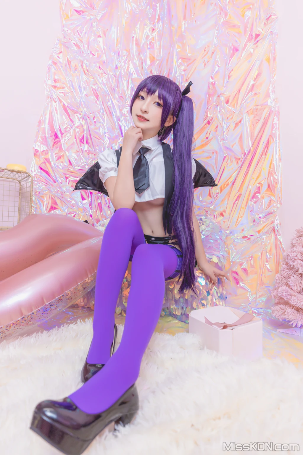 Coser@神楽坂真冬 Vol.064: 绝对企画-黛玉&小恶魔《色の香り》 (150 photos + 3 videos) – Page 11