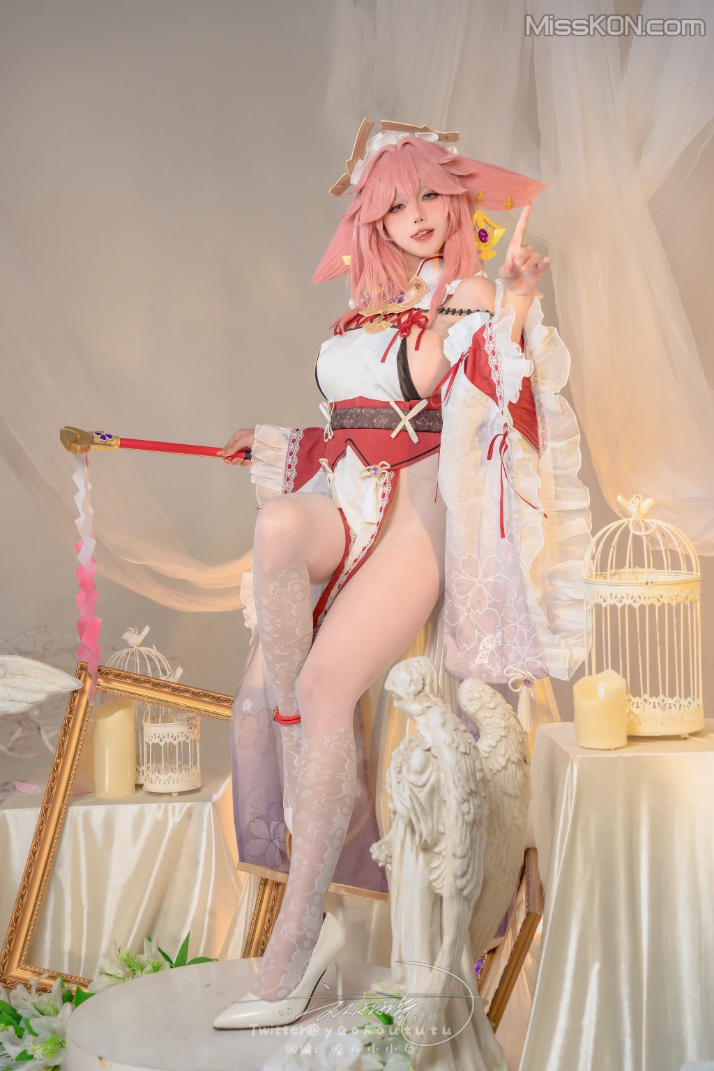 Coser@黏黏团子兔: 春江水暖 神子贺岁 (84 photos )