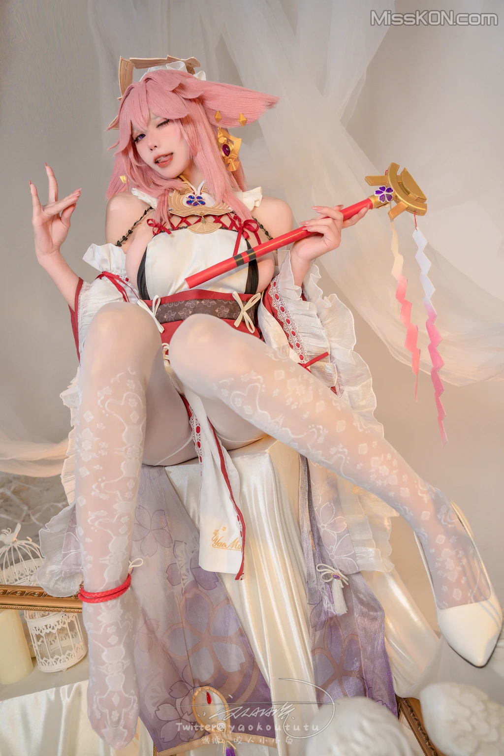 Coser@黏黏团子兔: 春江水暖 神子贺岁 (84 photos )